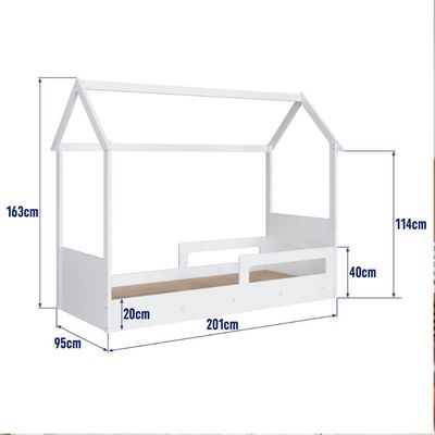 Cama Infantil Montessoriana Branca