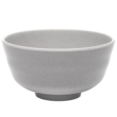Bowl Melamina Ceviche Shimeji 350ml Cinza Lyor Tóquio Granilite Tigela Redonda Oriental