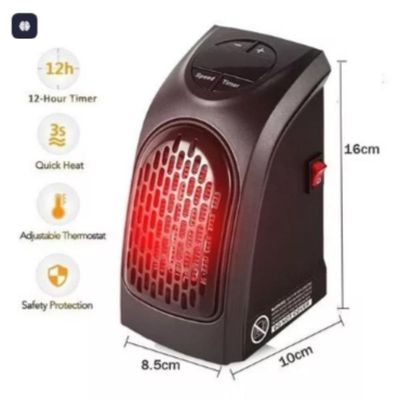 Aquecedor De Ambiente Eletrico Digital Portatil 220V
