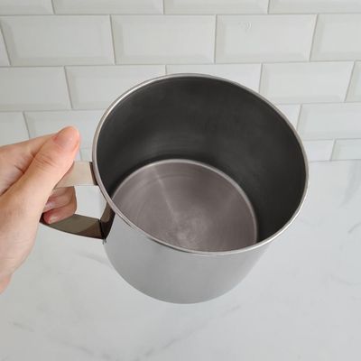 Fervedor De Aço Inox Com Alça 2 Litros Caneca Leiteira Grande Zanella