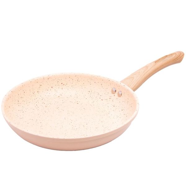 Frigideira de Indução Lyor em Alumí­nio com Revestimento Cerâmico Granilite Bege 24cm Bege
