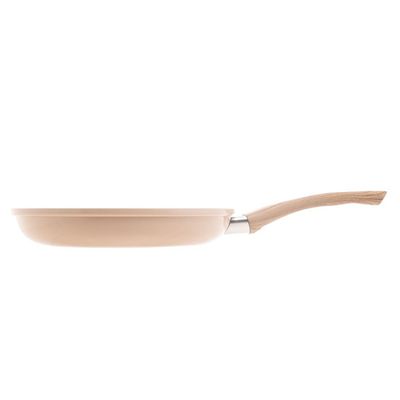 Frigideira de Indução Lyor em Alumí­nio com Revestimento Cerâmico Granilite Bege 24cm Bege