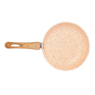 Frigideira de Indução Lyor em Alumí­nio com Revestimento Cerâmico Granilite Bege 24cm Bege