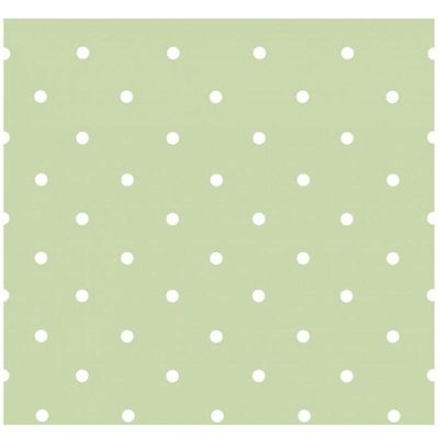 Papel De Parede Treboli Poá Verde 5655 - Rolo 10m X 0,53m