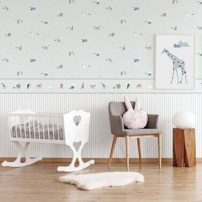 Papel De Parede Sambori Raya Fina 7009-1 - Rolo 10m X 0,53m