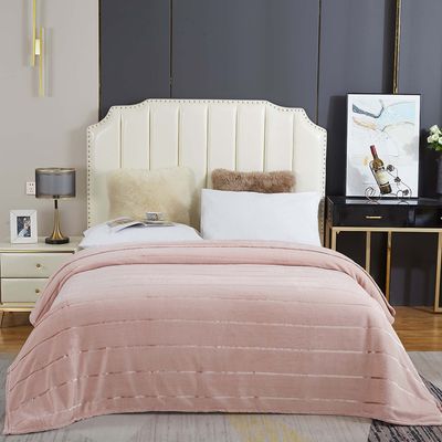 Cobertor Manta Himaláia Queen Ultrasoft Dupla Face - Rosê - 100% Poliéster