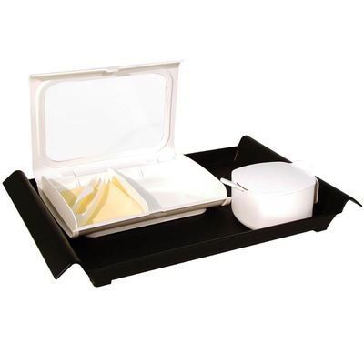 Bandeja Plástica Grande Servir Self Service 45x29cm Restaurante Fast Food Cozy Coza