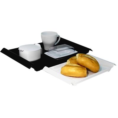 Bandeja Plástica Grande Servir Self Service 45x29cm Restaurante Fast Food Cozy Coza