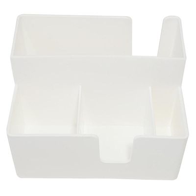 Kit 4 Porta Sachês Guardanapos Açúcar Organizadores Bancada Preto Branco