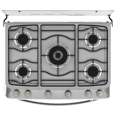 Fogão Esmaltec Topázio 5 Bocas Com Forno Autolimpante, Acendimento Automático E Timer Sonoro Bivolt