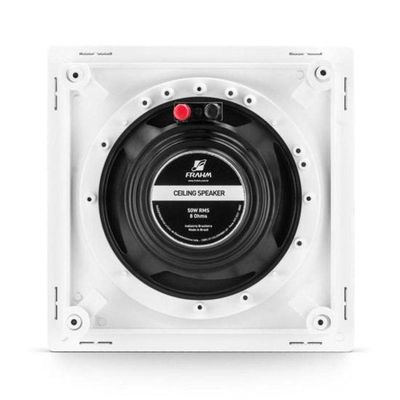 Arandela 6" Frahm 50w Quadrada Cx Branca