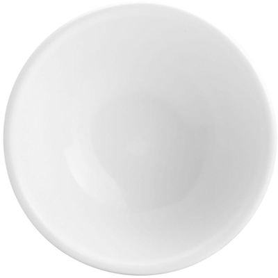 Kit 50 Bowls de Porcelana Branca 200ml Cumbucas Tigelas Pequenas Petiscos Lyor Clean