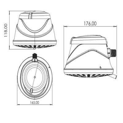 Ducha Fluir Zagonel 5500w~127v
