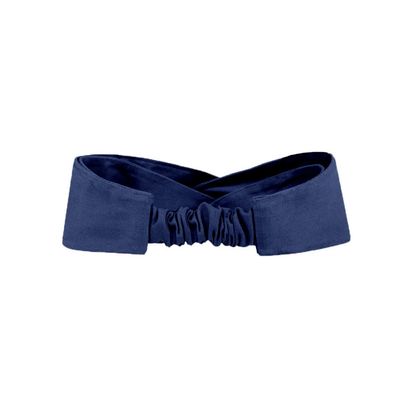 Faixa de Cabelo Turbante Bandana Azul Marinho Cozinha 10un