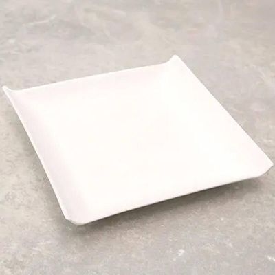 Kit 6 Pratos 16cm Quadrados Coza Cosy Servir Frutas Sorvete Frios Pequenos Casual