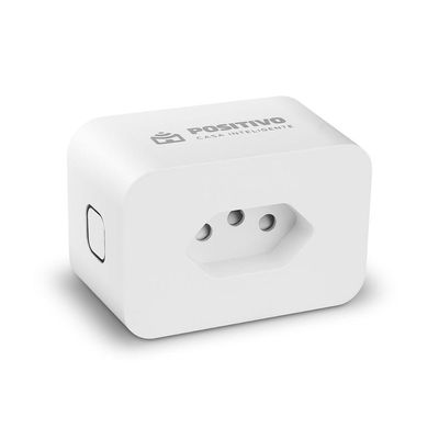 Kit 2 Smart Plug Max Wi-Fi Positivo Casa Inteligente 16A 1600W 100/240V Conexão Wi-Fi
