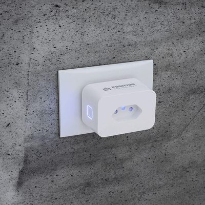 Kit 2 Smart Plug Max Wi-Fi Positivo Casa Inteligente 16A 1600W 100/240V Conexão Wi-Fi