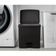 Lixeira Coleta Seletiva com Pedal para Cozinha 20L Trium Duplo Compartimento OU Preto
