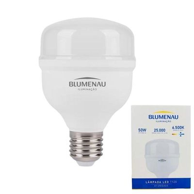 Lâmpada Led T120 Blumenau - 50w - 6500k Luz Branco Frio