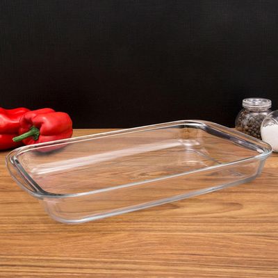 Forma Assadeira De Vidro Borossilicato Retangular 1,6l Travessa Refratária Pequena Marinex