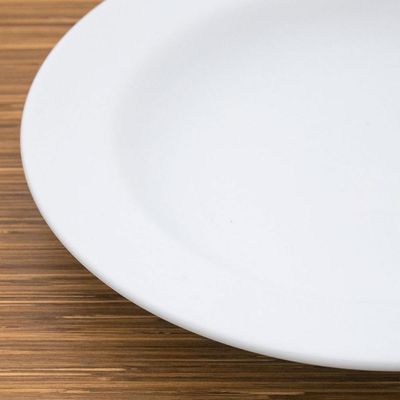 Conjunto 12 Pratos Fundos de Porcelana 21,5cm Classe Única Iguaçu Germer Branco