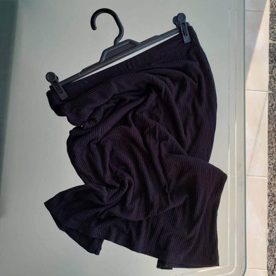 Kit 10 Cabides com Presilha Preto Plástico para Saias Bermudas Lojas Expositor