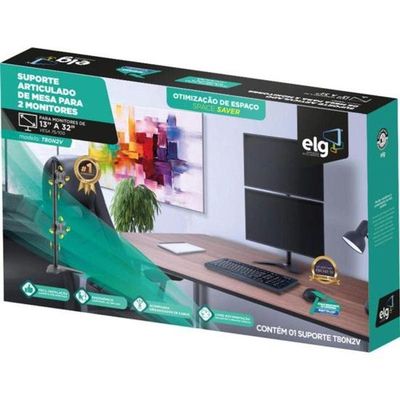 Suporte Torre Para Monitor Articulado 15-32 Elg T80n2v