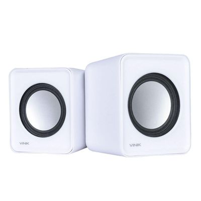 Caixa De Som 2.0 Usb 5V 2X 1W Com Controlador De Volume Bran