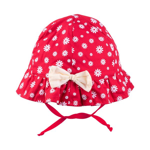 Chapéu Infantil Margaridas Vermelho 1 a 2 anos - Pimpolho Chapéu Infantil Margaridas Vermelho 1 a 2 anos - Pimpolho