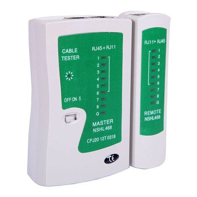 EQUIPAMENTO PROFISSIONAL = Testador Rj45 Cabo Rede Rj11 Telefonia Par Trançado Portatil