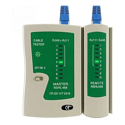 EQUIPAMENTO PROFISSIONAL = Testador Rj45 Cabo Rede Rj11 Telefonia Par Trançado Portatil