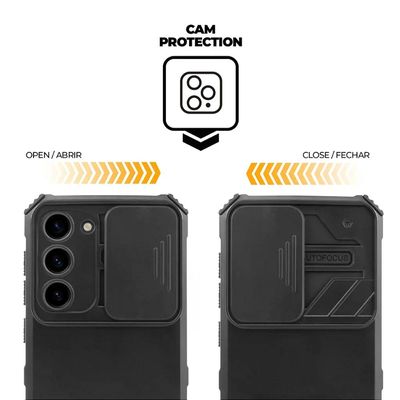 Kit Capa Victus e Película Coverage para Samsung Galaxy S23 Plus - Gshield