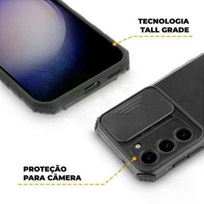 Kit Capa Victus e Película Coverage para Samsung Galaxy S23 Plus - Gshield
