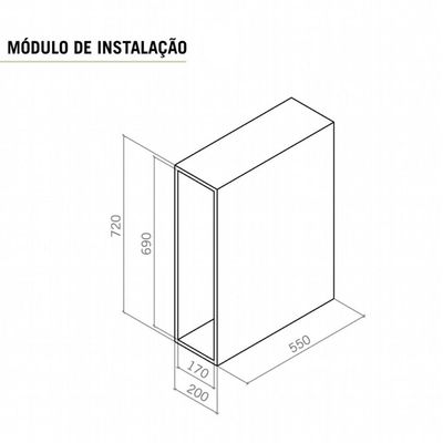 Suporte Porta Pano de Prato Triplo com Corrediças Deslizantes Masutti Copat em Aço Carbono