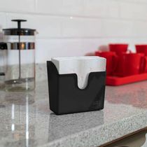 Kit 12 Porta Guardanapo Suportes de Mesa Restaurantes Lancherias Hoteis UZ Slim Pretos