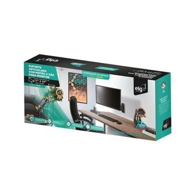 Suporte Para Monitor Multiarticulado De Parede 17-34" Elg F410