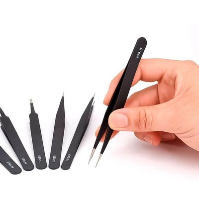 Kit Completo 5 Pinças Anti-estática Profissional Celulares