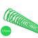 Espiral para Encadernação Verde 17mm 100 Folhas 100 und
