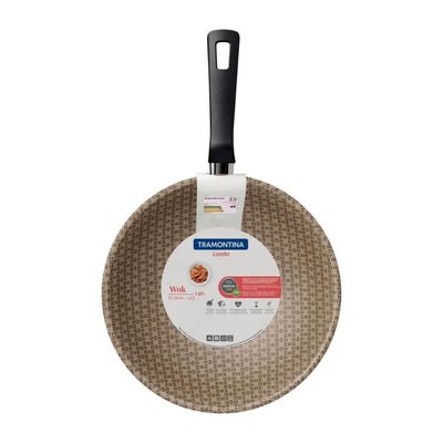 Wok Tramontina Frigideira Antiaderente 3,6L Loreto 28cm Alumínio Starflon Max Vermelho