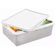 Kit 2 Caixas Organizadoras de Alimentos 11L Empilhável Hermética Plasvale Plástica Retangular