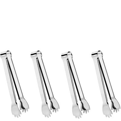 Kit 4 Pegador de Gelo Aço Inox Weck Multiuso 18cm Bar Bartender Drinks