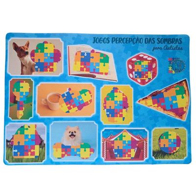 Jogo Educativo Das Sombras Em Mdf Divertido Associe Figuras