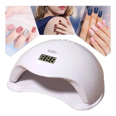 Cabine Led Uv Para Unhas Com Timer Digital - Secagem Eficiente E Rápida