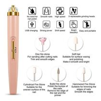 Kit Lixadeira De Unhas Portátil 5 Em 1 - Manicure E Cutícula Com Facilidade