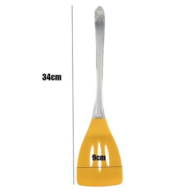 Espatula De Silicone Kit 2 Unidades Cozinha Refeiçao Fritura Receita Utensilio