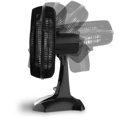 Ventilador 2 Em 1 Britânia Bvt400 40cm Com 6 Pás 3 Velocidades Preto 127v