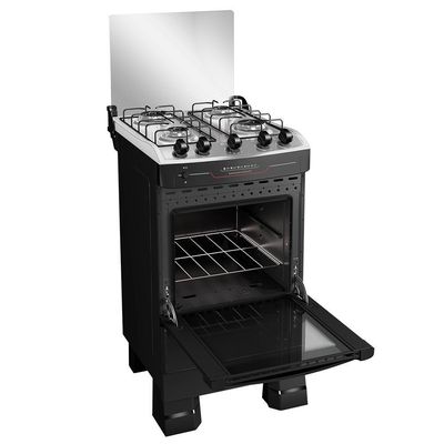Fogão Mueller 4 Bocas Preto Com Acendimento Automático Total MFI4BF Bivolt