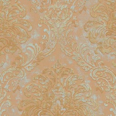 Papel de Parede Metropolitan Stories 3 Arabesco Laranja 391121MS