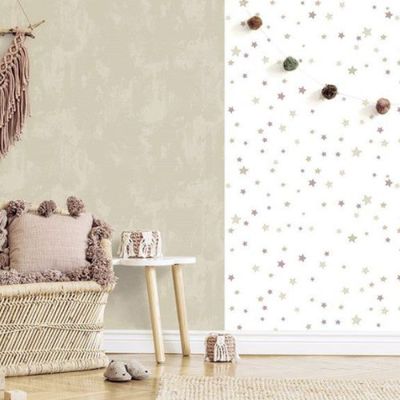Papel de Parede Happy Infantil Branco 14827