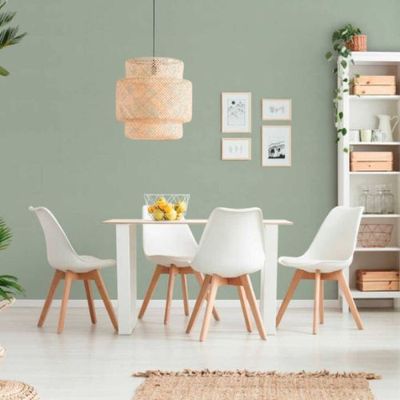 Papel de Parede Famous Garden Aspecto Têxtil Verde 371788
